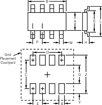 SOIC Small Outline Integrated Circuit Drawing