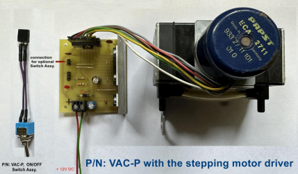 VAC-P with included stepping motor driver