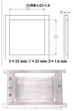 Insert specific for an IC body size 23mm and plastic height 1.6mm