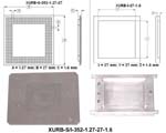 Stencil/Insert Set for component BGA352 (I/O Count 352; Pitch 1.27mm; Body Size 27mm, Plastic Height 1.6mm)