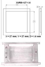 Insert specific for an IC body size 27mm and plastic height 1.6mm