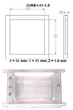 Insert specific for an IC body size 31mm and plastic height 1.8mm