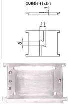 Insert specific for IC body size 11x8mm and plastic height 1mm